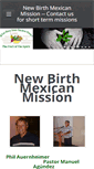 Mobile Screenshot of newbirthmexicanmission.org